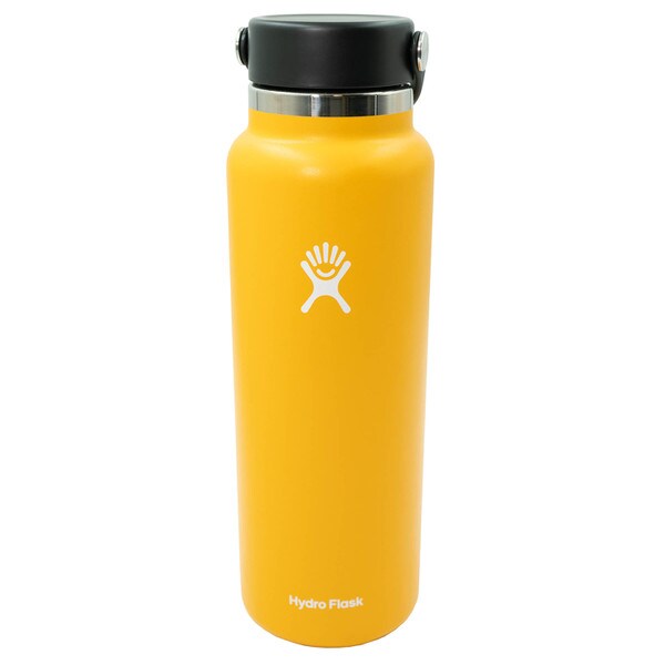 HYDRO FLASK WATER BOTTLE 40 OZ WIDE MOUTH FLEX CAP